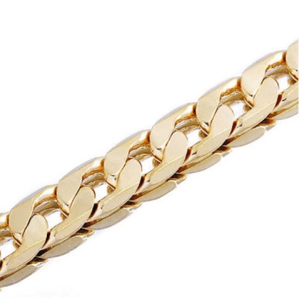 New 18k Gold Unisex Cuban Link Classic Minimalist Chain Handcrafted Necklace - Picture 16 of 16